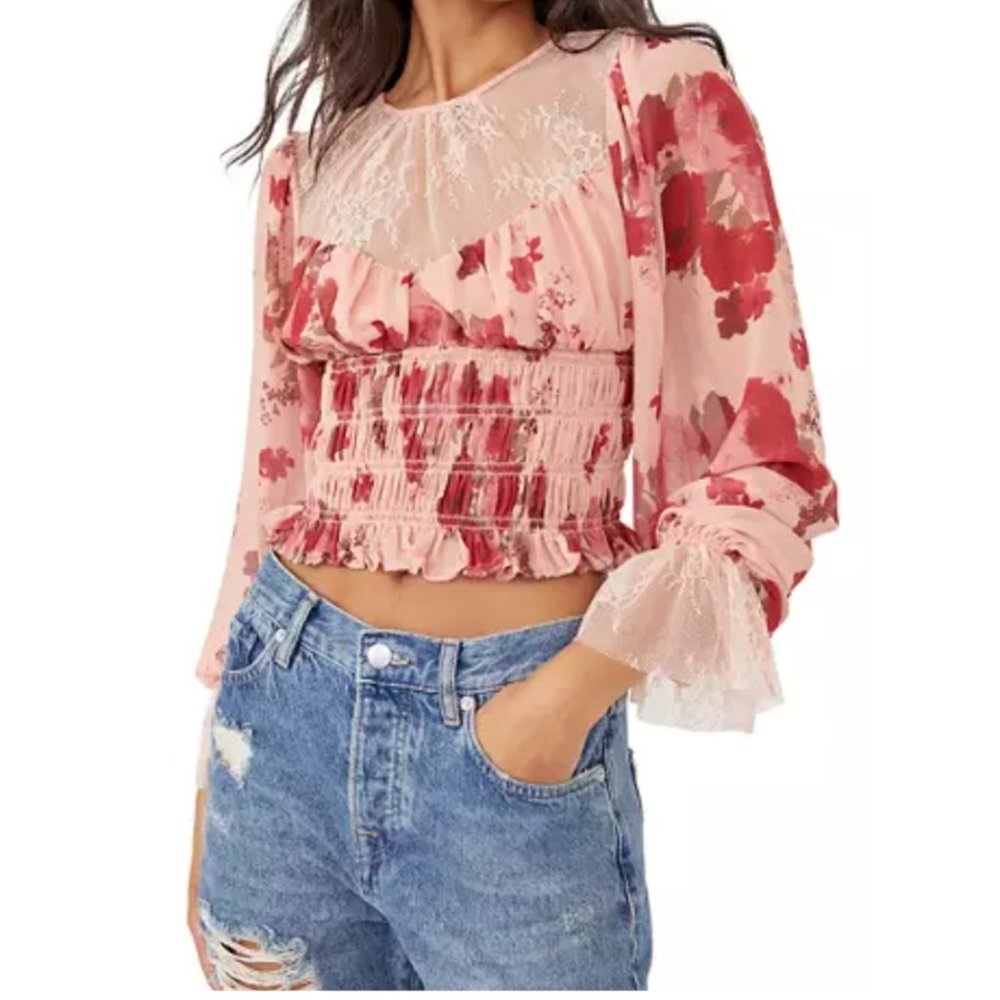 Free People Daphne Blouse